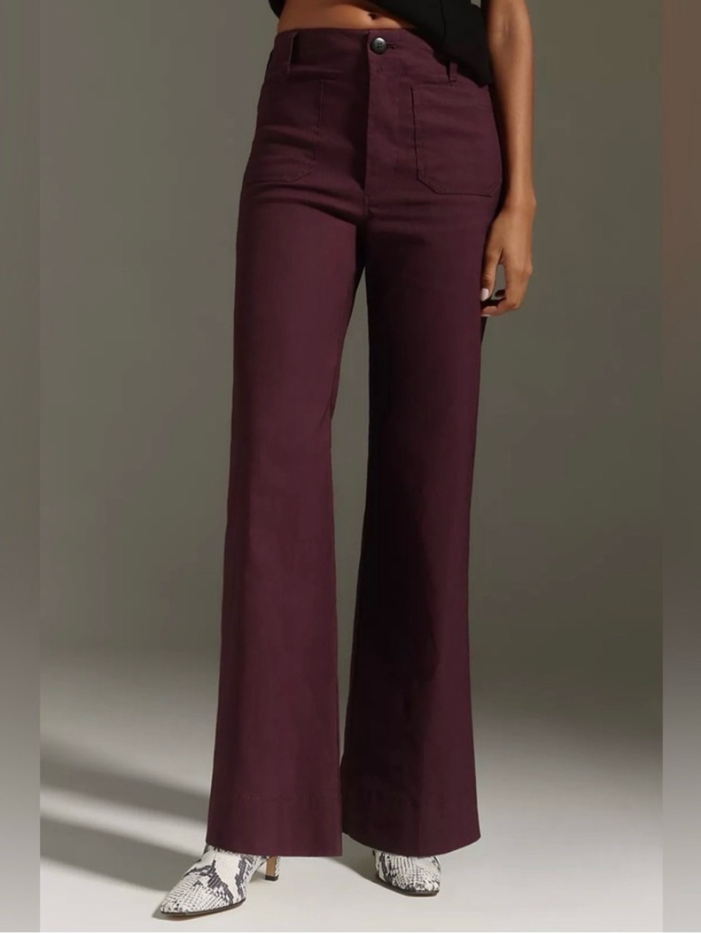 Anthropologie Maeve Colette Wide Leg Pant 30 Tall